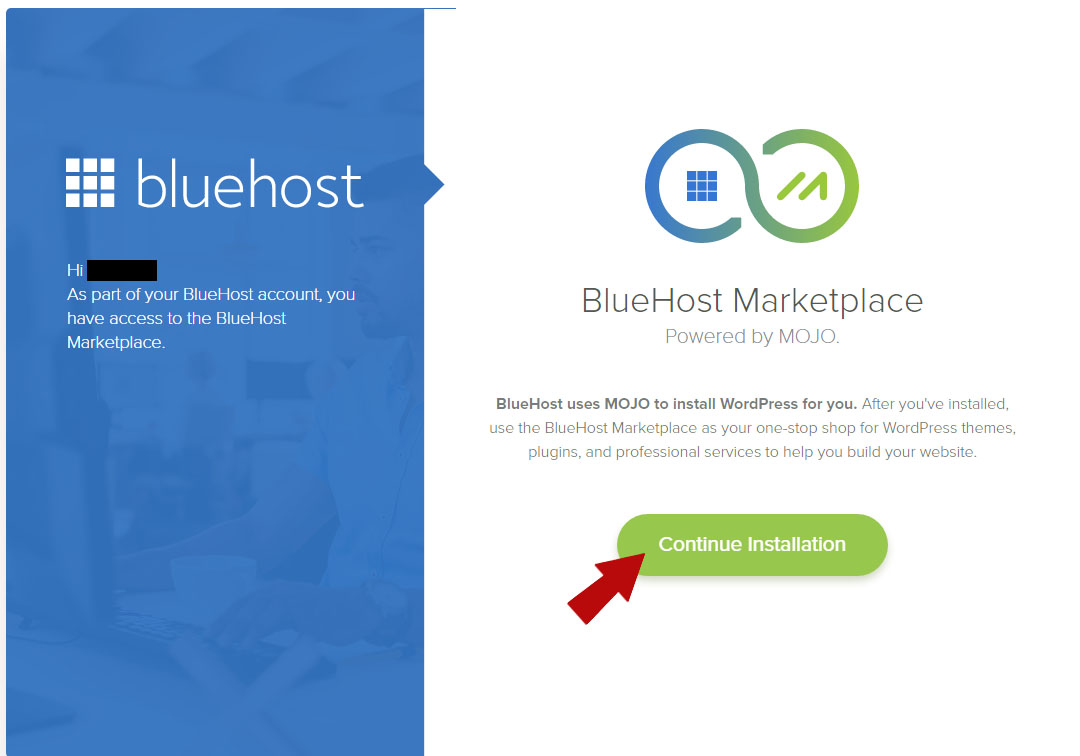 bluehost-install -wordpress